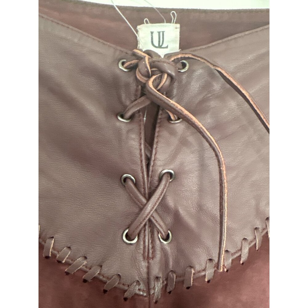 Understated Leather Sonny Suede Pants in Chocolate Small New Womens Leather - Picture 11 of 15
